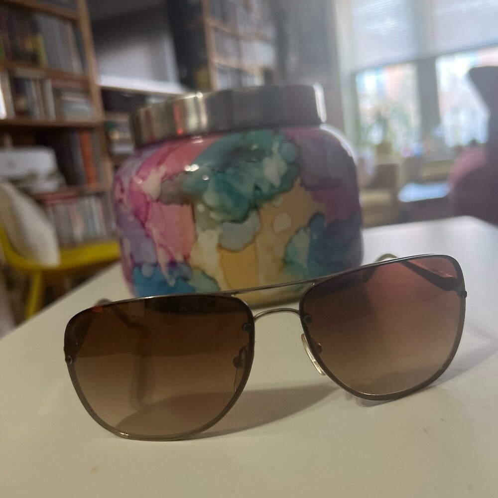 Prada Aviator Sunglasses (GUC Good Used Condition)